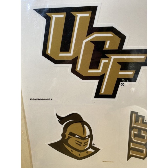 UCF Golden Knights Wincraft Decals‎ 5 Pack Central Florida New - Picture 4 of 5